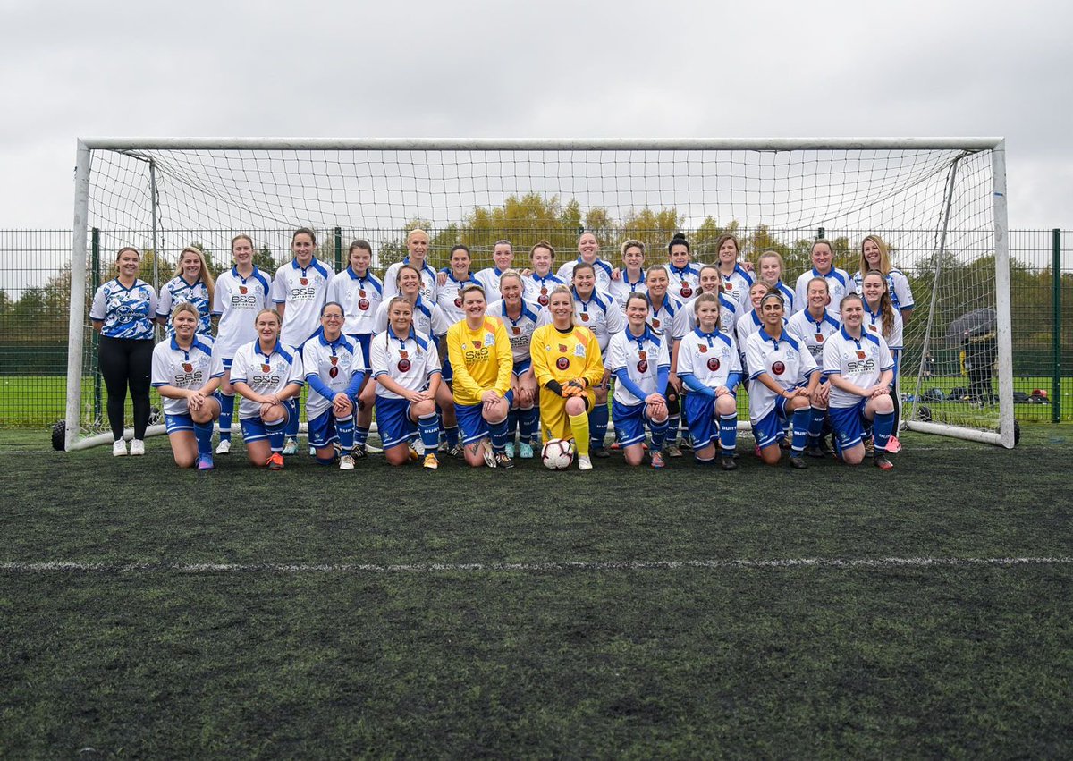 Our @BuryAFCWomenRes &amp; @BuryAFCWomenDev squads in their new <a href="/hgsportswear/">HOPE + GLORY</a> home kits very kindly sponsored by <a href="/BuryITSupport/">Bury IT Support Ltd</a> and <a href="/snsnorthern/">S&S Northern</a> Today featuring <a href="/Poppies4Kits/">Poppies4Kits - RBL Official Approved Supplier</a> on the front of shirts. 

📸 Walker Sports Pics by Paul Walker