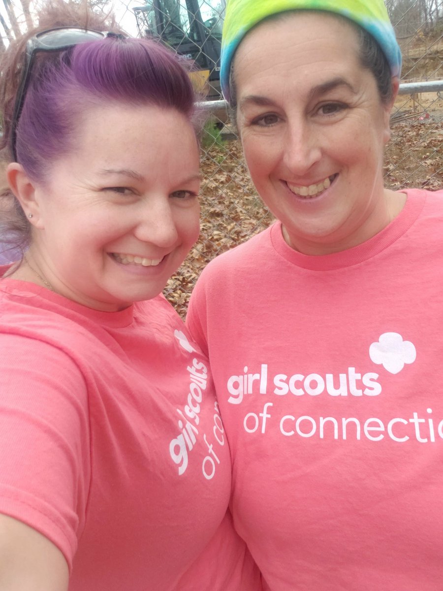 Sometimes <a href="/CortniJ/">Cortni Muir</a> and I swap our math shirts for Girl Scout shirts! Fun running into my Math BFF <a href="/GSofCT/">Girl Scouts of Connecticut</a> events!
