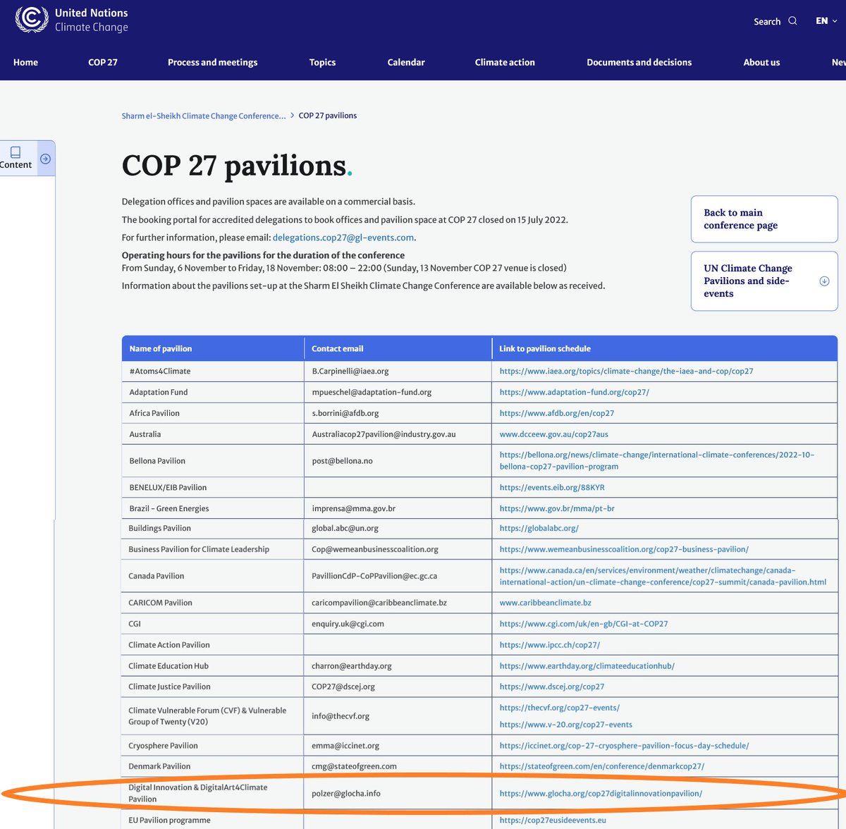 glocha_mp's tweet image. #COP27 #DigitalInnovationPavilion showcasing #DigitalSolutions &amp;amp; @DigitalArt4Clim #ActionforClimateEmpowerment @iaaiglocha @ClimateChain @Unique_NFTchain @HBAR_foundation  @evercityeco @GDFAlliance @Cointelegraph #Blockchain4Climate #COP28  glocha.org/cop27digitalin…