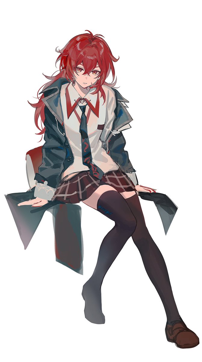 ディルック(原神) 「 」|CRのイラスト ディルック(原神) 「 」|CRのイラスト
