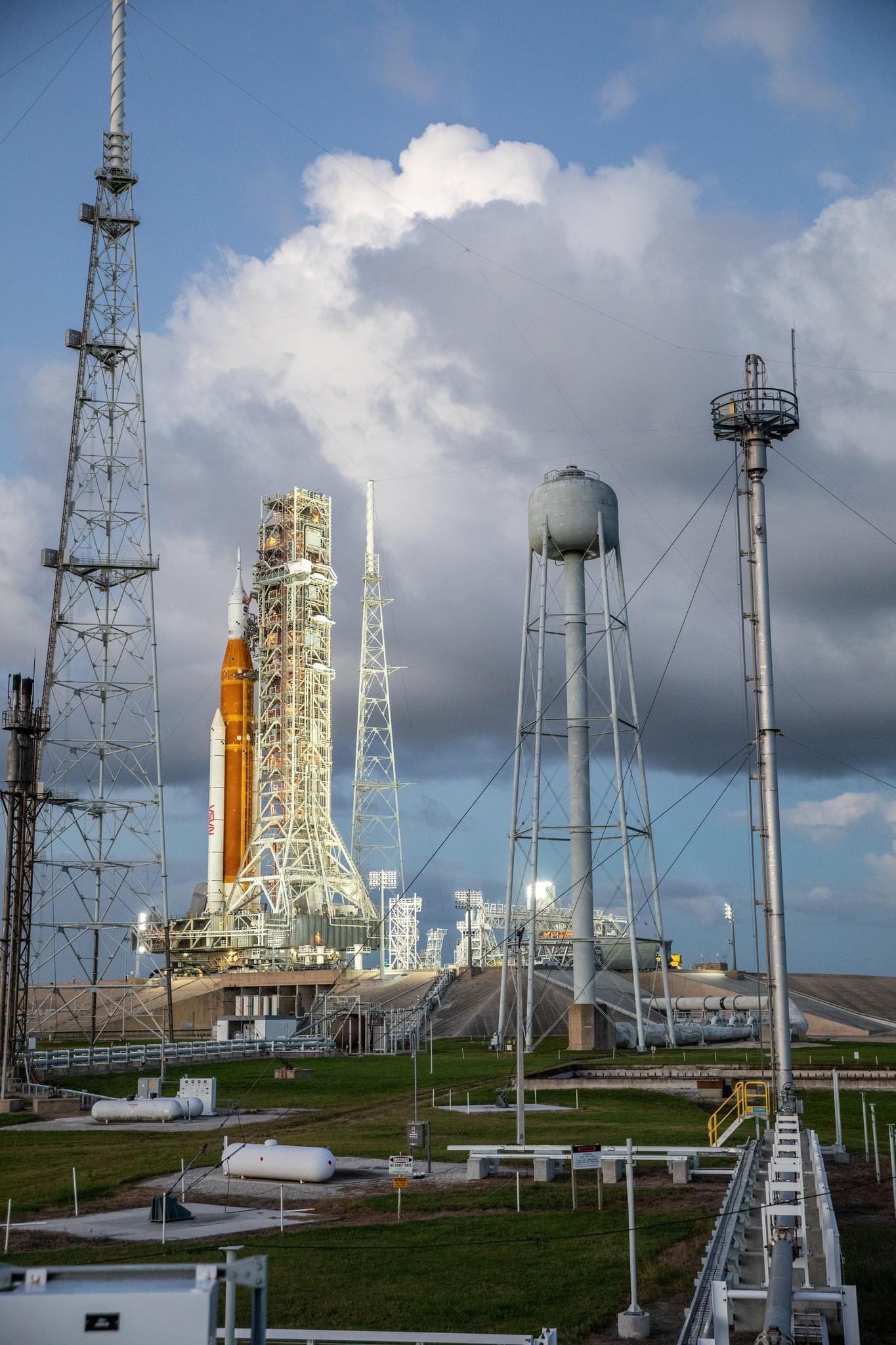 Lightning Towers Stand Tall at NASA Kennedy's Launch Pad 39B - NASA