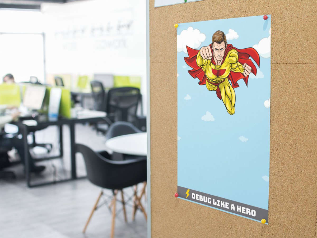 TheByteVibe's tweet image. Debug Like a Hero: A new poster is available in our shop!

bytevibe.co/products/debug…

#SoftwareEgnineering #SofwareEngineer #Developer #Programmer #Coder #SDE #DevOps #Poster #Gift #Funny #posterdesign #posters
