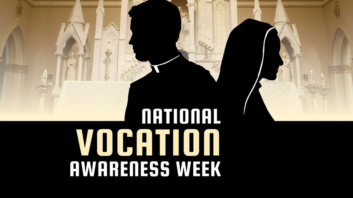 Today marks the beginning of National Vocation Awareness Week!  Pray for Vocations!

#vocationawarenessweek
#prayforvocation