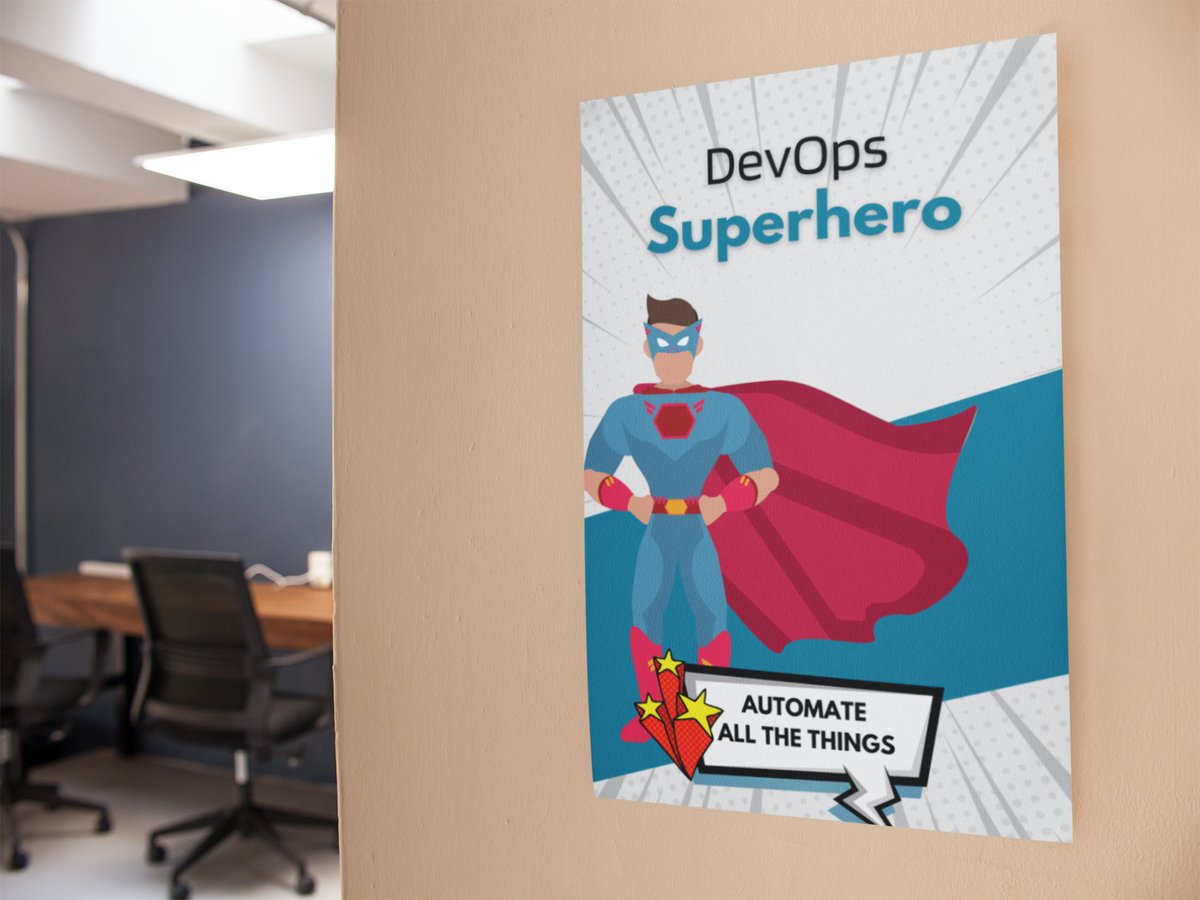 TheByteVibe's tweet image. DevOps Super Hero: A new poster is available in our shop!

bytevibe.co/products/devop…

#SoftwareEgnineering #SofwareEngineer #Developer #Programmer #Coder #SDE #DevOps #Poster #Gift #Funny #posterdesign #posters
