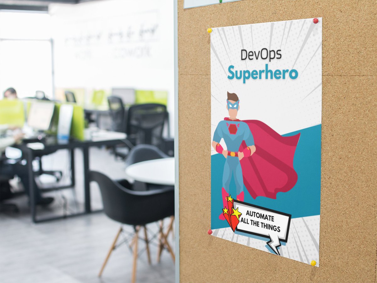 TheByteVibe's tweet image. DevOps Super Hero: A new poster is available in our shop!

bytevibe.co/products/devop…

#SoftwareEgnineering #SofwareEngineer #Developer #Programmer #Coder #SDE #DevOps #Poster #Gift #Funny #posterdesign #posters