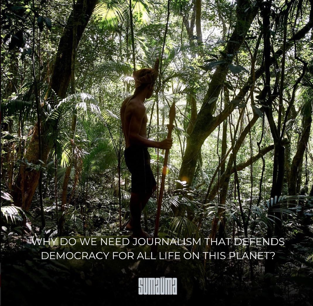 jonathanwatts's tweet photo. Raise the voice of the Amazon: Support @sumaumajornal 

Put life at the centre of global debates, not money or power. 

Be part of our community and spread the word. 

https://t.co/CeOeSj3csx https://t.co/NPHDeQLII2