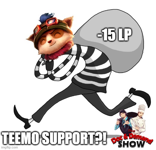 Screw League of Legends...  Support Teemo all day...come watch toxic people get mad!!!  We're LIVE:

twitch.tv/docdemandshow

#TwitchAffliate