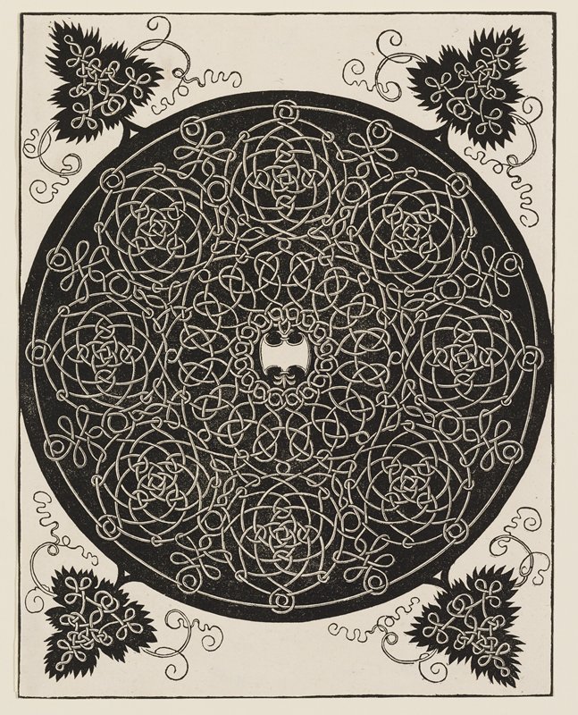 Albrecht Dürer, Knot With Eight Mesh Rings and a White Oblong Shield, 16th century #artsmia #albrechtdürer collections.artsmia.org/art/47587/