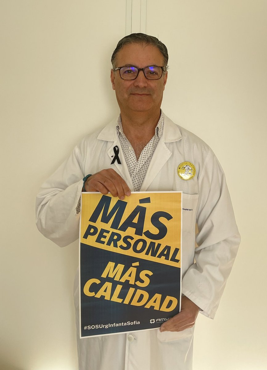 Mi apoyo incondicional a mis compañeros urgenciologos del Hospital Infanta Sofía. ¡Por dignidad y justicia!. 

#SOSUrgInfantaSofia
#HuelgaUrgInfantaSofia