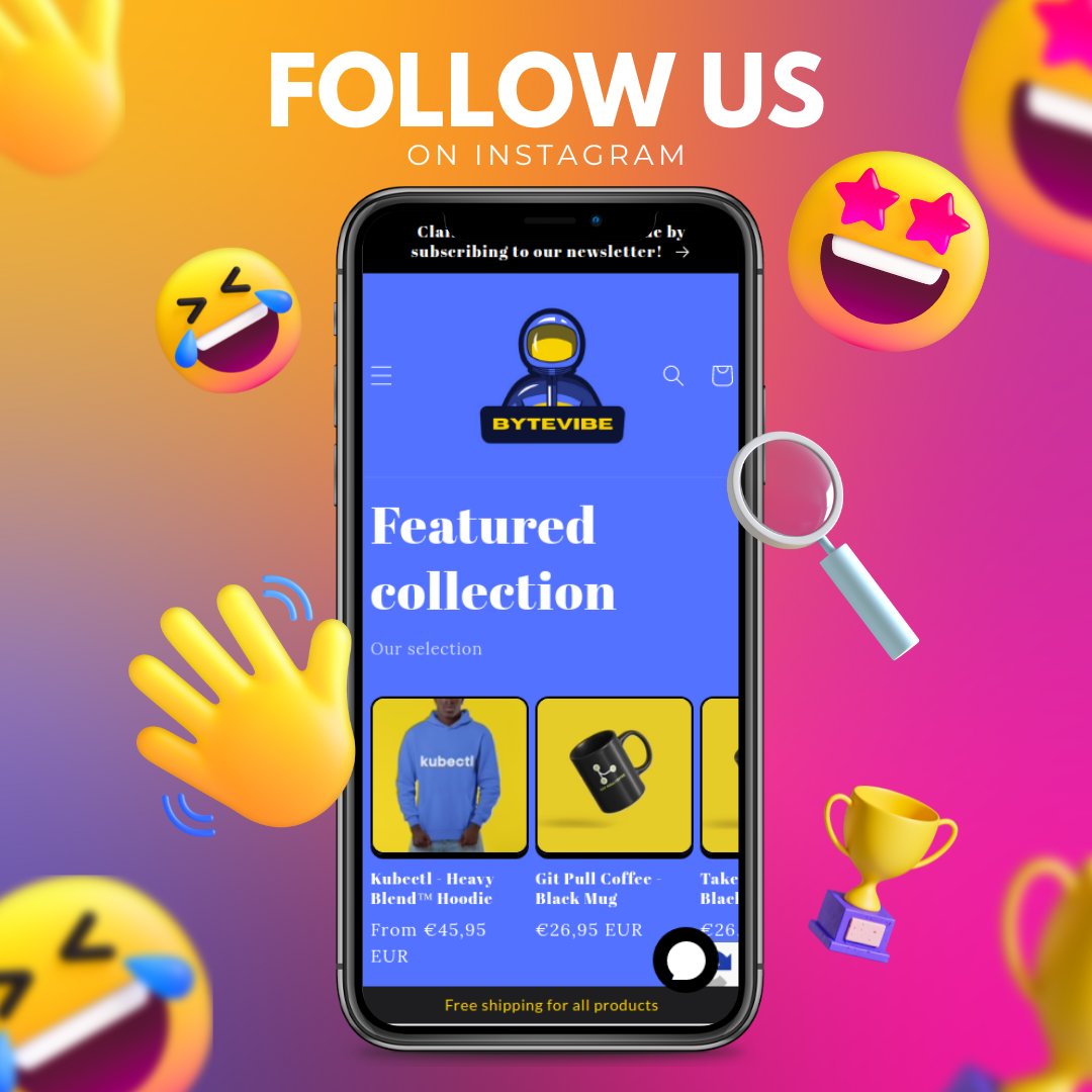 TheByteVibe's tweet photo. Hey Twitter! 

👉 Follow us on Instagram to get our latest updates and deals! https://t.co/bq7w67qf9Y https://t.co/eIAJ6FQiVr