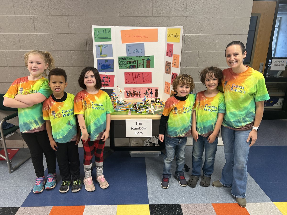 ChelseaRobots's tweet photo. Thank you to Mr. Rickli, FLL Discovery Coaches, FRC Team 1502, our FLL Teams, volunteers and the School District for helping make our FLL Discovery Expo a wild success!  You inspired our Young Engineers!  @ChelseaSchools @FIRSTweets @SouthMeadows5 @NorthCreekElem @FIRSTinMichigan https://t.co/DbNlnmeveC