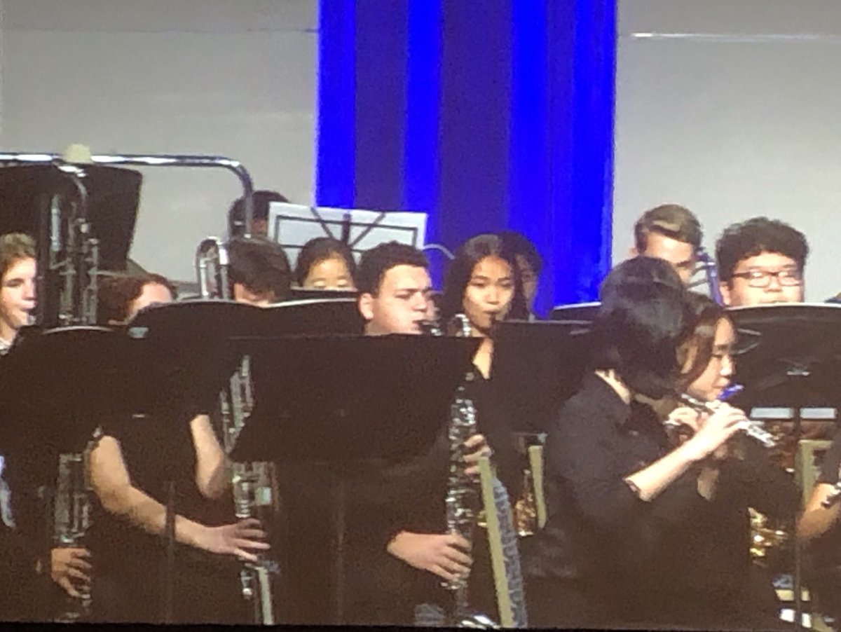 It’s happening now!  Sr. Band President Noah Held performing with the NAfME All National Concert Band!! ❤️💙❤️💙 #lionpride #teacherpride @MrBLionPride @MPSArtsandMedia  @ManeStMirror