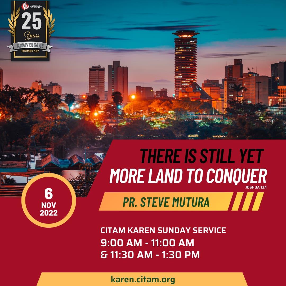 Please join us in the month of September on various missions across Nairobi environments