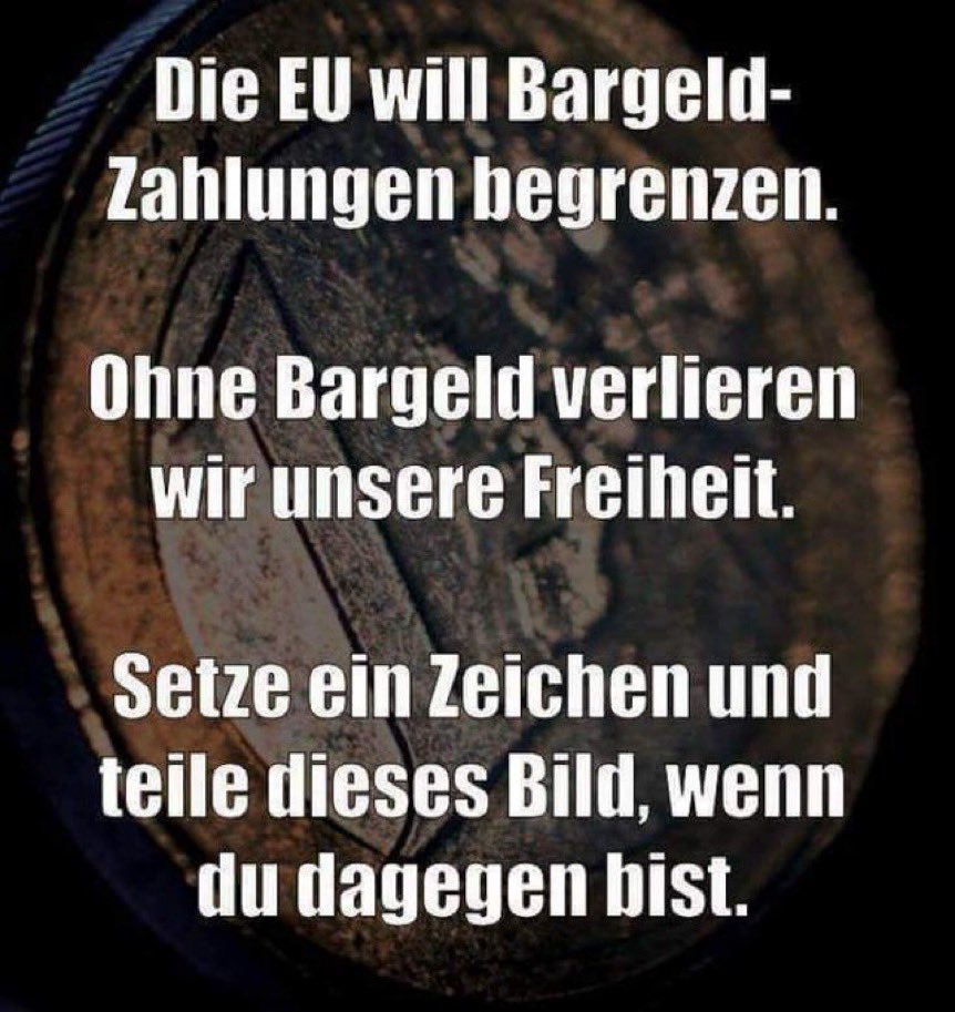 Bargeld ist gelebte Freiheit. Gegen den Kontroll- und Regulierungswahn!