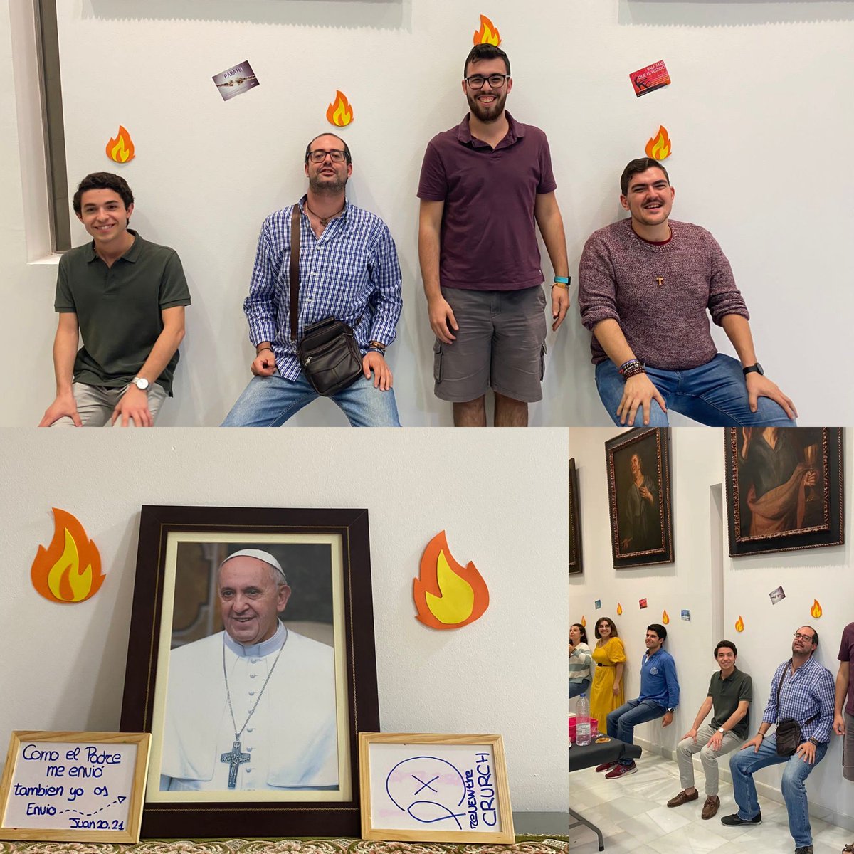 Ayer tuvimos ULELN 🔥y así empezamos la jornada ¡Con el fuego del Espíritu Santo!

#ULELNSanMarcos 
#ULELNJerez 
#yovivounaluzenlanocheenjerez 
#pjasidoniacallejerosdelafe 
#ApóstolesdeCalle