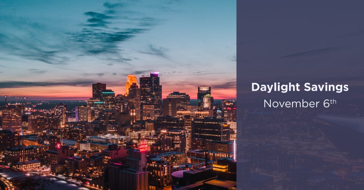 Did you forget to set your clocks back today? Today ends #DaylightSavings so enjoy the extra hour!