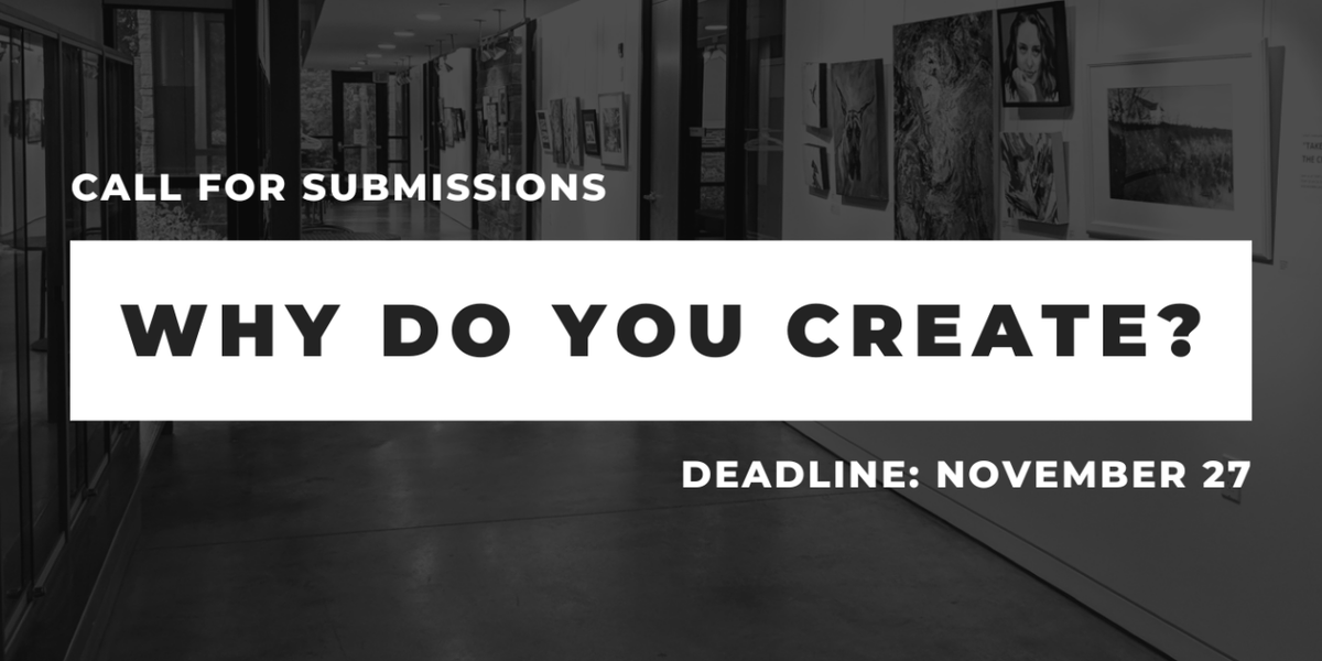 Mississauga Arts Council (@missartscouncil) on Twitter photo Call for Submissions!
<a href="/VisualArtsMiss/">Visual Arts Mississauga</a> is offering emerging/established artists living/working in Ontario an opportunity to consider why they create for their 6th annual Why do you create? exhibition. Deadline to apply: Nov 27 at midnight.
Apply here: ow.ly/gFO650Lutph Call for Submissions!
<a href="/VisualArtsMiss/">Visual Arts Mississauga</a> is offering emerging/established artists living/working in Ontario an opportunity to consider why they create for their 6th annual Why do you create? exhibition. Deadline to apply: Nov 27 at midnight.
Apply here: ow.ly/gFO650Lutph