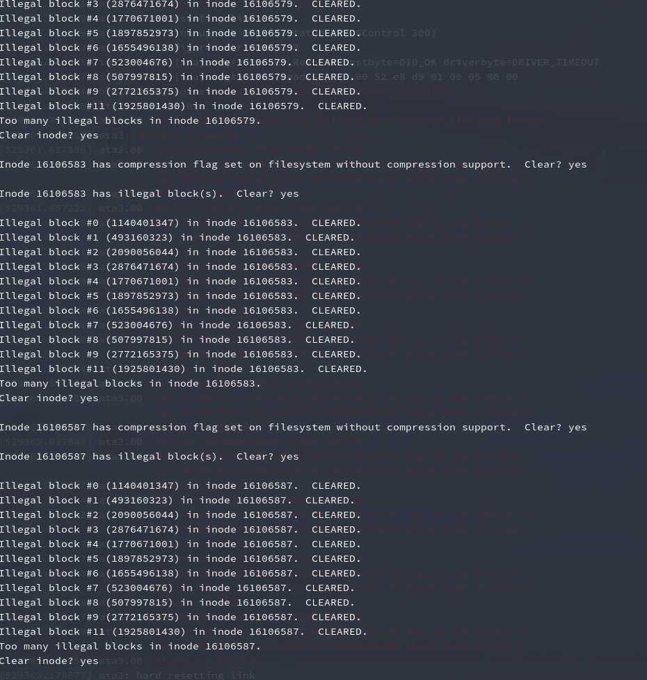 TheGingerDog's tweet image. Happy Sunday Server Day! #fsck #linux