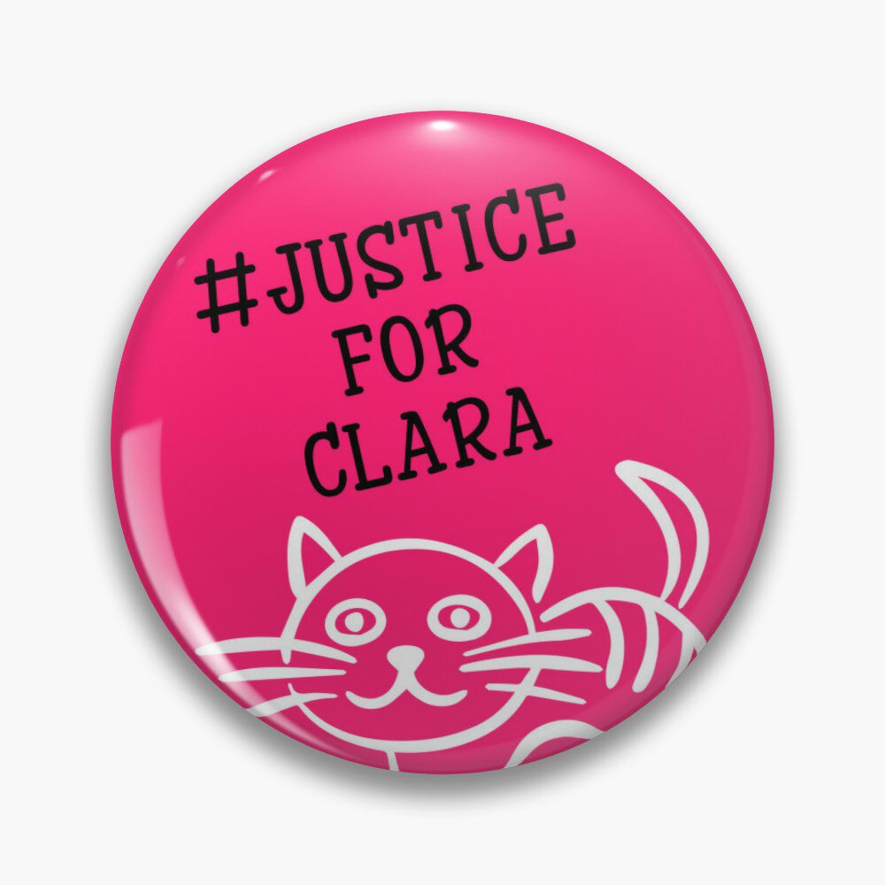 panda_dyke's tweet photo. I made these products on my Redbubble to bring Justice to Clara’s situation if anyone’s interested. Here’s the pin. https://t.co/57z51dblco https://t.co/Z3pt2HcgwU