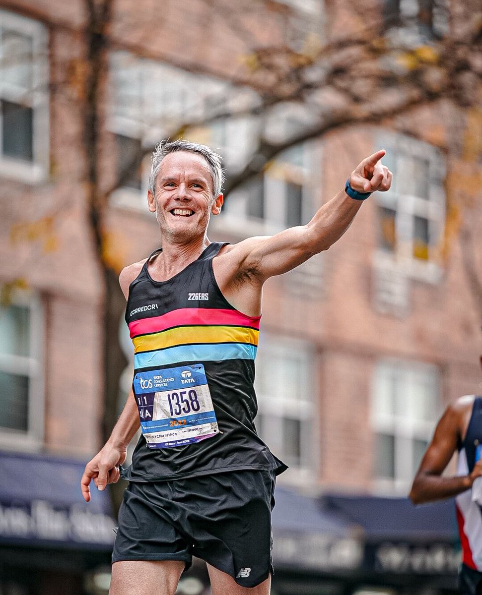 El nuestro. <a href="/javichin/">JaviMoro</a> gozando en el <a href="/nycmarathon/">TCS New York City Marathon</a>.

#CORREDOR\