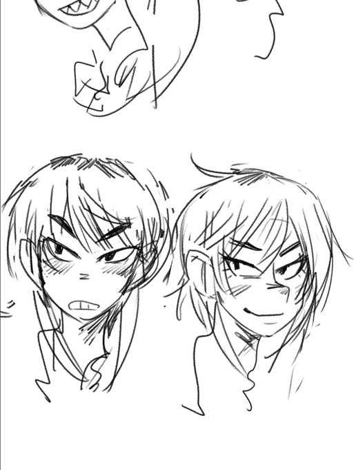 目つきがが悪くて眉太い褐色ギャルはいいぞ
と思って落書きしたのをば 