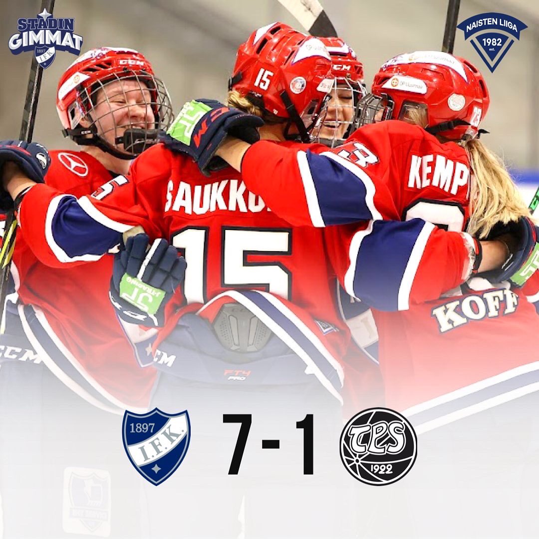 Yhdeksän pisteen viikko! 🔥 

🚨 Vesa x2, Kemppainen, Suhonen, Kylliäinen, Pejzlova, Rozier 

#hifk #stadingimmat #hifknaiset #röda #naistenliiga