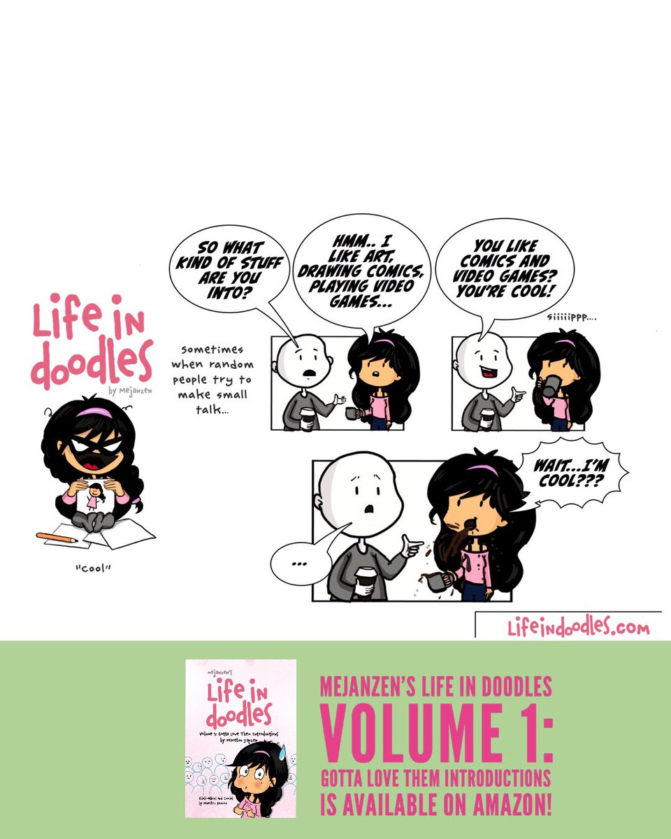 mejanzen's tweet photo. “Cool”: https://t.co/5LTmaoI05n
Truth be told, it’s new word in my vocabulary. Hahahah.
#momcomics #momcomic #lifeindoodles #momartist
#comics #comic #momlifebelike #artistsoninstagram #filipinocanadian #booksofinstagram #filipinoauthors #selfpublishing #solopreneur https://t.co/xDk6mJ9MML