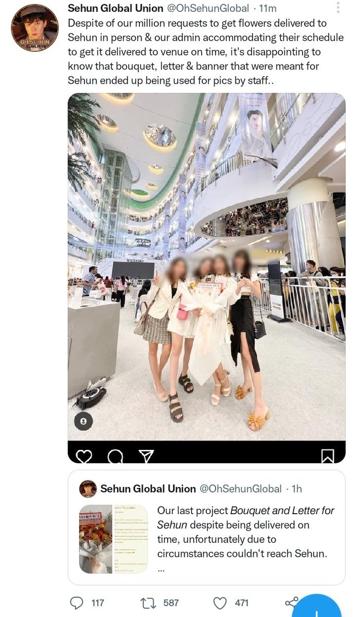 aeribase's tweet photo. WHITELAB 100% CANCALLED!!! 

Bukan cuma EXO-L Ina yg dikecewakan OSHGlobal, OSHBar, dan masternim2 gede Sehun udh speak up gmana buruknya event WL ✨ https://t.co/H6AP7d7lIV