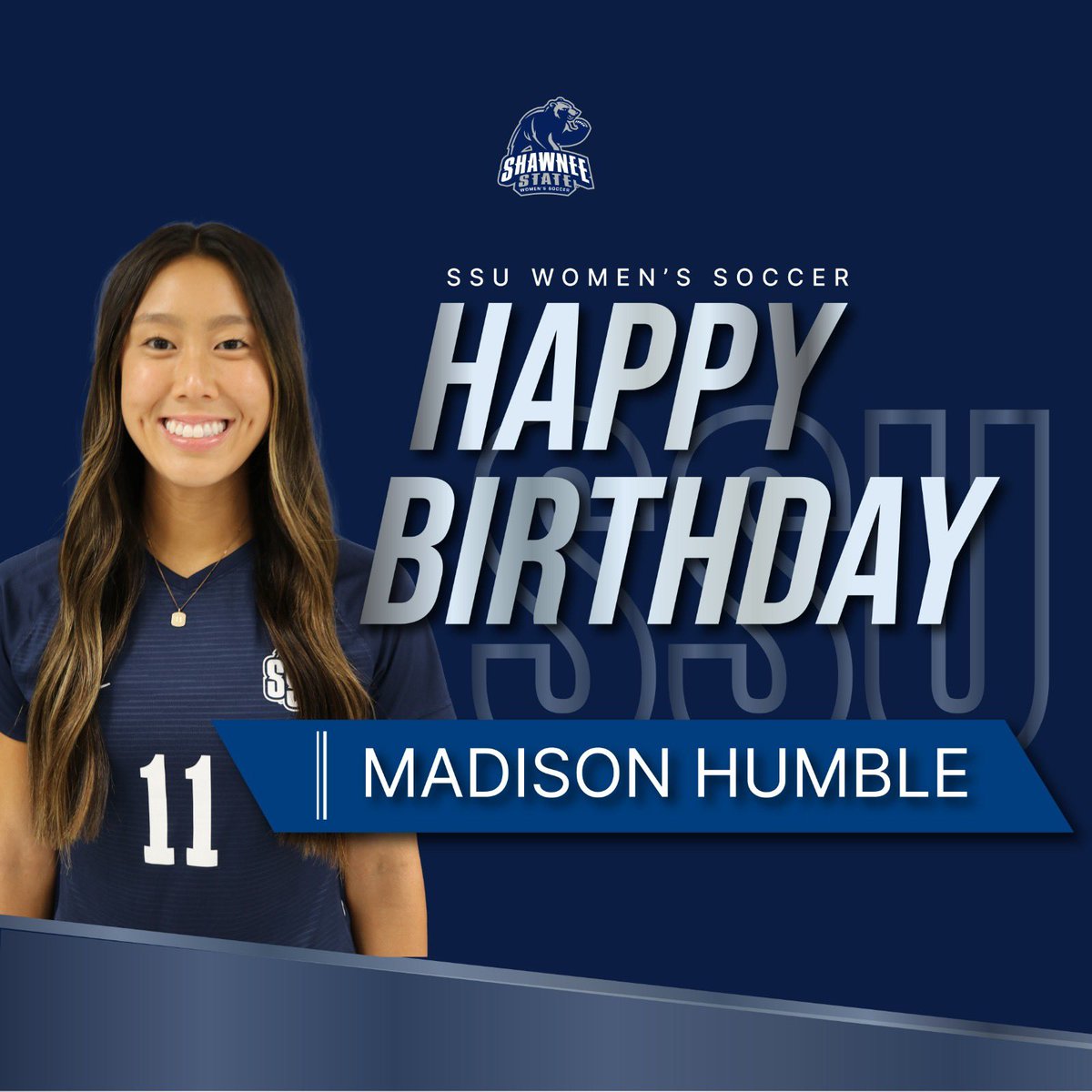 Wishing a happy birthday to our #11, Madison Humble! #gobears