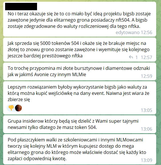 #shitcoin #nft 
"złote, bursztynowe i diamentowe odznaki jak w jakimś Avonie czy innym MLMie"
<a href="/rafal_zaorski/">Rafał Zaorski</a> ten swój MLM to mogłeś lepiej zakamuflować, a nie tak perfidnie wciskasz dostępy po 15k PLN 😂