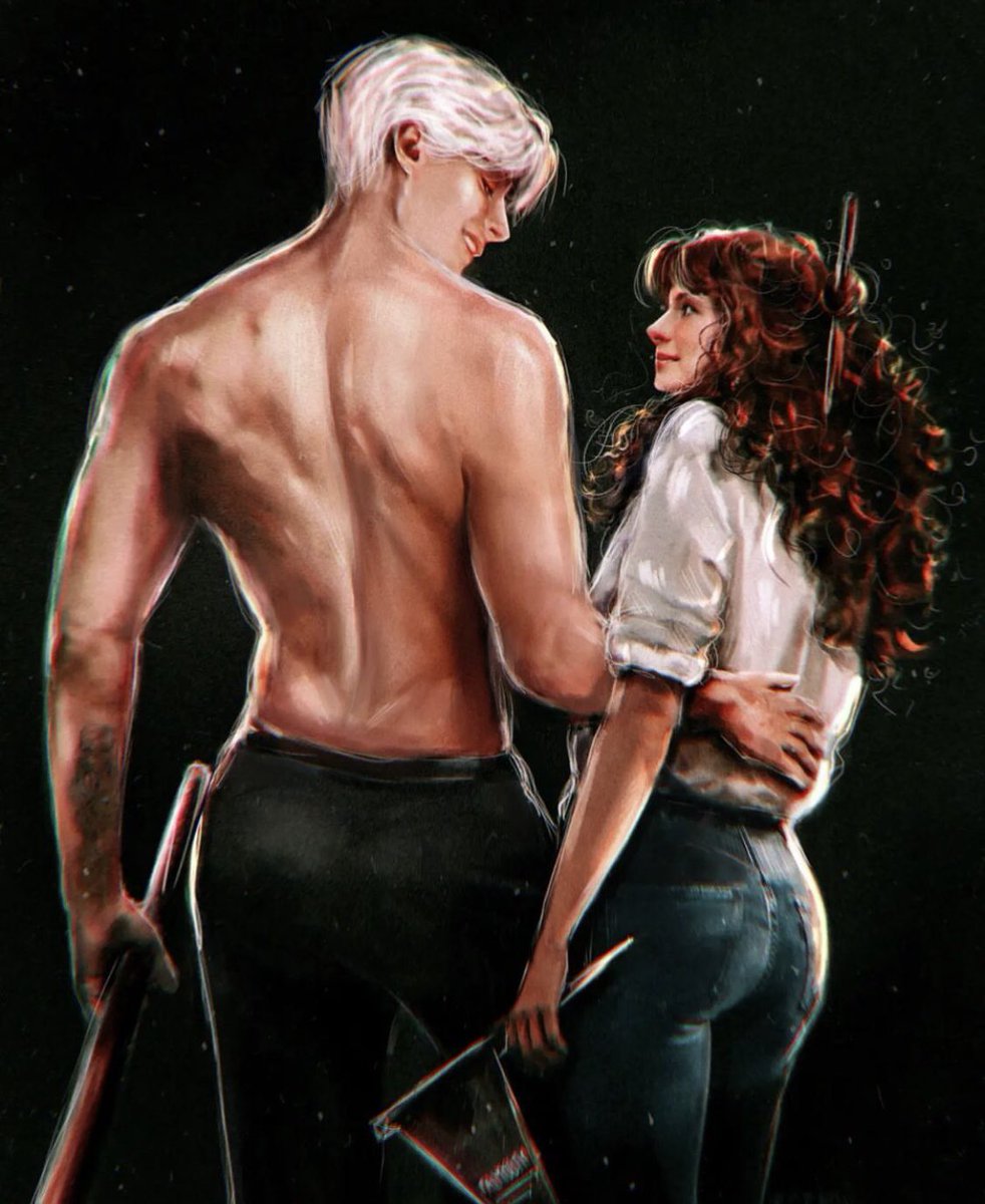 DracoMalfoy_RPG's tweet image. Souvenir d’avoir posé pour une peinture avec Granger ? @STVBORNLION