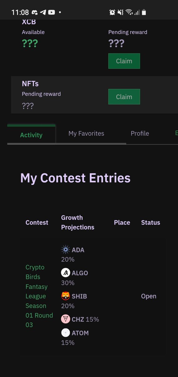 SpectrumOnly's tweet image. This is my winning portfolio in #CBFantasyLeague 🏆Not playing yet? Don't miss it! Prizes in #BITCOIN, #cryptocurrency #XCB and #NFT free. @CryptoBirds bit.ly/FantasyLeagueS…