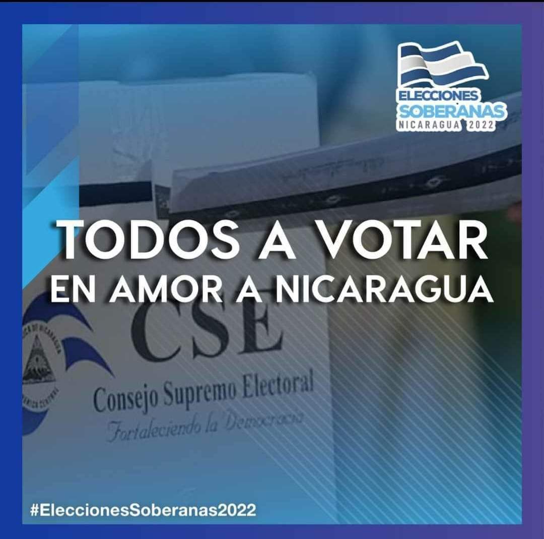 Todos a votar!! #EleccionesSoberanas2022 #LeonRevolucion <a href="/siproesunanleon/">SIPROES UNAN -León</a> <a href="/CadenasUve/">UVE-CRISTHIAM CADENAS🔴⚫</a> <a href="/jerombar/">Miguel Jerónimo</a> <a href="/ElProfeSandini1/">El Profe Sandinista</a> <a href="/Brequint1/">Brequint</a> <a href="/Chapiolla/">alexandra gutierrez</a> <a href="/BacaIvania/">Petrona Ivania Baca Lezama</a> <a href="/SilvioSaenz/">Silvio Javier Sáenz Rojas. 42/19🔴⚫</a>