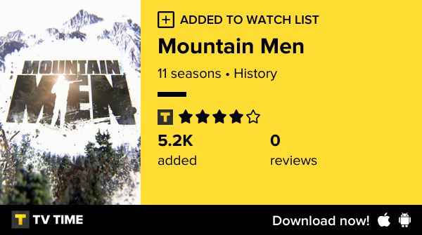 UpMalik_'s tweet photo. I've just started following Mountain Men https://t.co/xiB9rfWbDY #tvtime https://t.co/C52vrNJoou