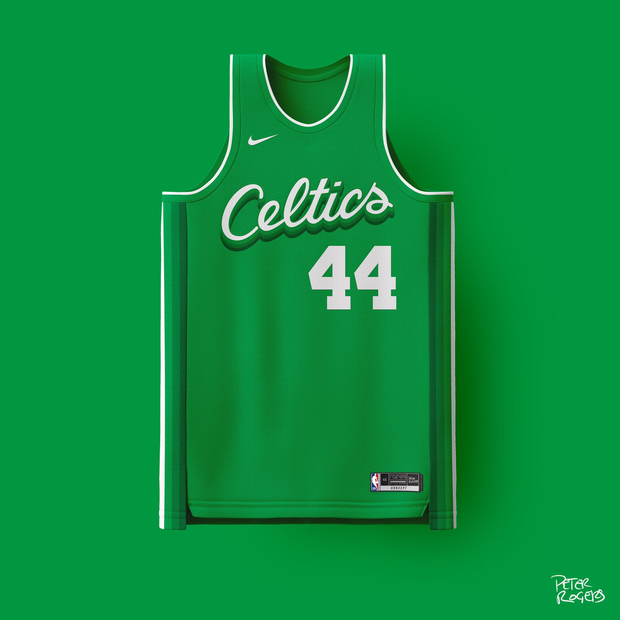 Highlighting the Alternate Celtics Jerseys Designed by @petemrogers –  CreativeEqual