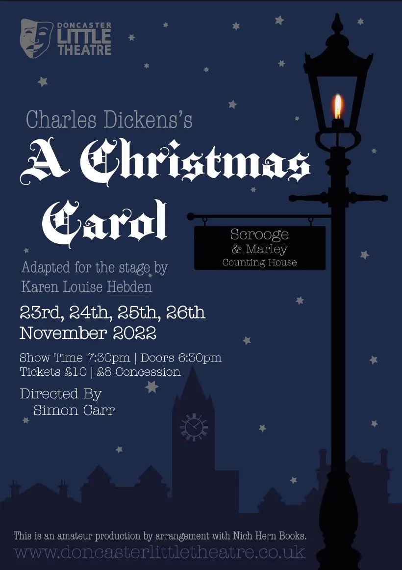 little_theatre's tweet photo. Awaken your Christmas spirit. Tickets on sale now. https://t.co/YjtZ4ohQNI #Christmas2022 #Ebenezer #christmasspirit https://t.co/2RozC32mGz