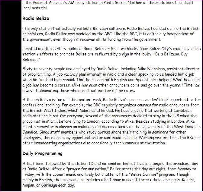 fearlesslyloyal's tweet image. #RadioBelize transmitter site was located on the outskirts of the city . I began to develop a friendship with all the Engineers and techs that worked at the site. I would wake up early and go watch/help them &apos;tuneup&apos; the transmitters for the #DailyProgramming operations.