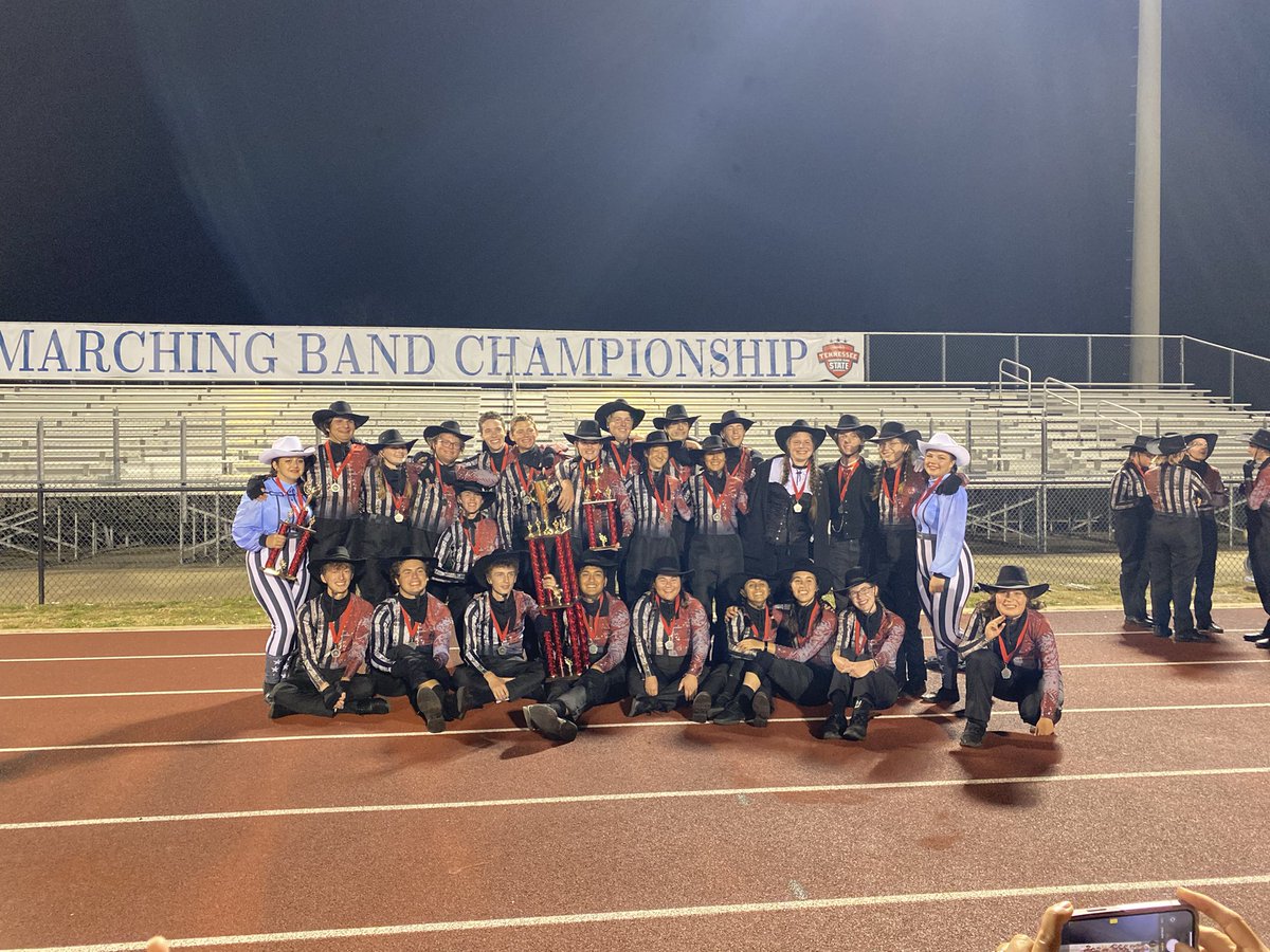 Congrats to the Tn State Runner-Up by only 0.15 of a point!!!SO CLOSE, and these guys performed one heck of a show! So proud of all of their hard work this season! Being part of this with Luke and Grey has been something I will never forget. #SMMHSSoars