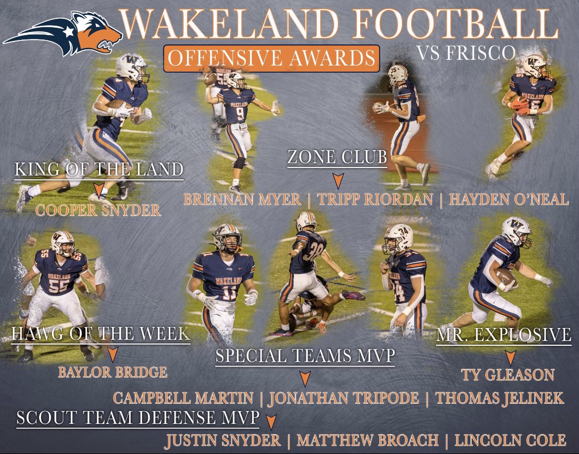 Offensive 🅿️laymakers of the week vs Frisco ❕