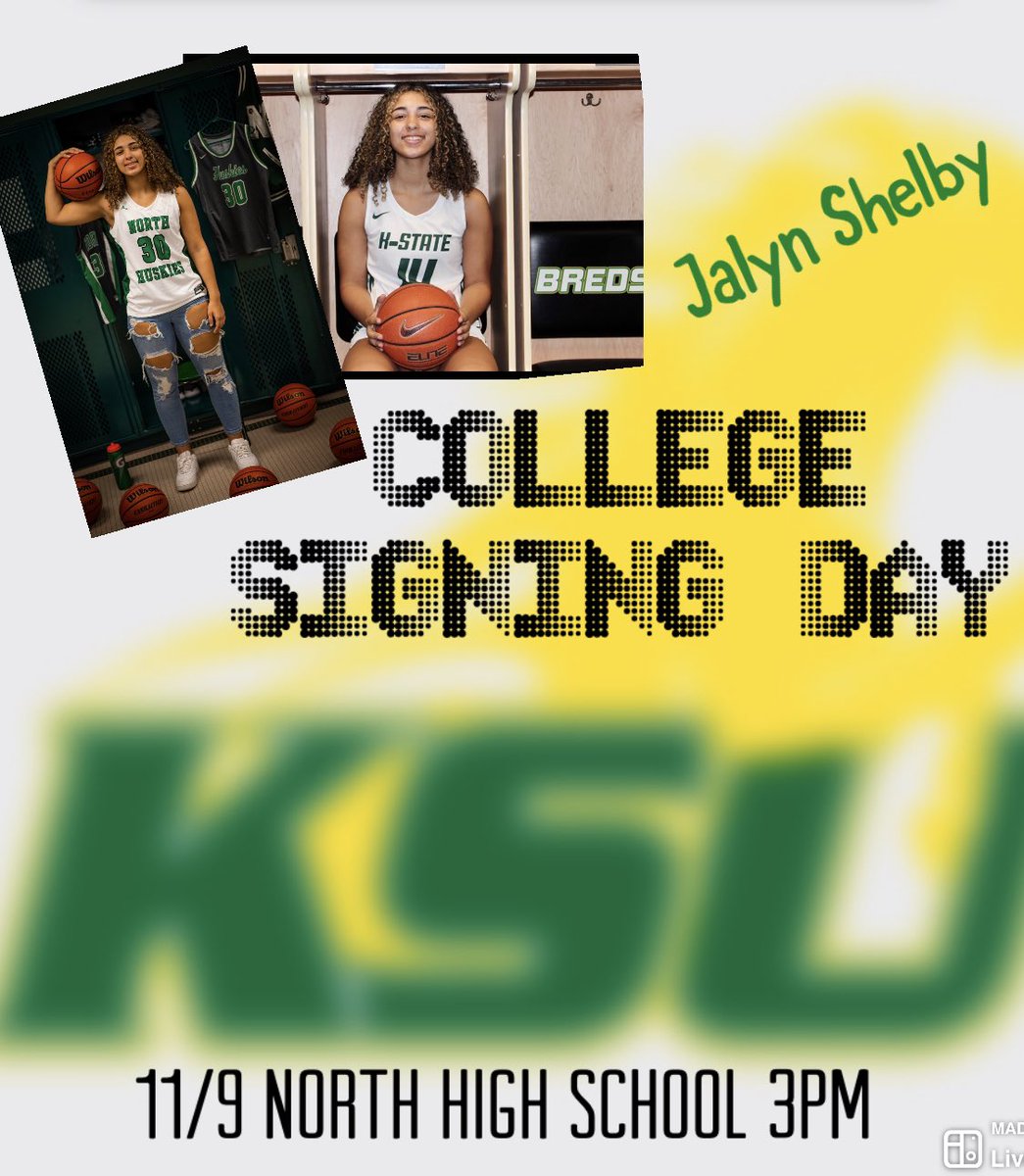 <a href="/jalynshelby/">Jalyn Shelby</a> will be signing her NLI on Wednesday! So very excited for this amazing opportunity for her. 💚💛🏀🐎#thorobreds <a href="/KYSUWBB/">Kentucky State Women’s Basketball</a> <a href="/coach_slater/">Terrance Slater</a>