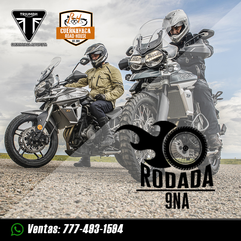 TriumphCuernaAu's tweet photo. 🔹 Te invitamos a acompañarnos en la 9° Rodada Triumph Cuernavaca Autopista, este 26 de noviembre. 🏍
📲 Para más información comunícate al 777-622-3984 #TriumphCuernavaca | #bikerlife | #viajeros | #motociclismo | #MotociclismoMexico | #TriumphMéxico | #ForTheRide | #MotoViajero https://t.co/crsZRPepQN