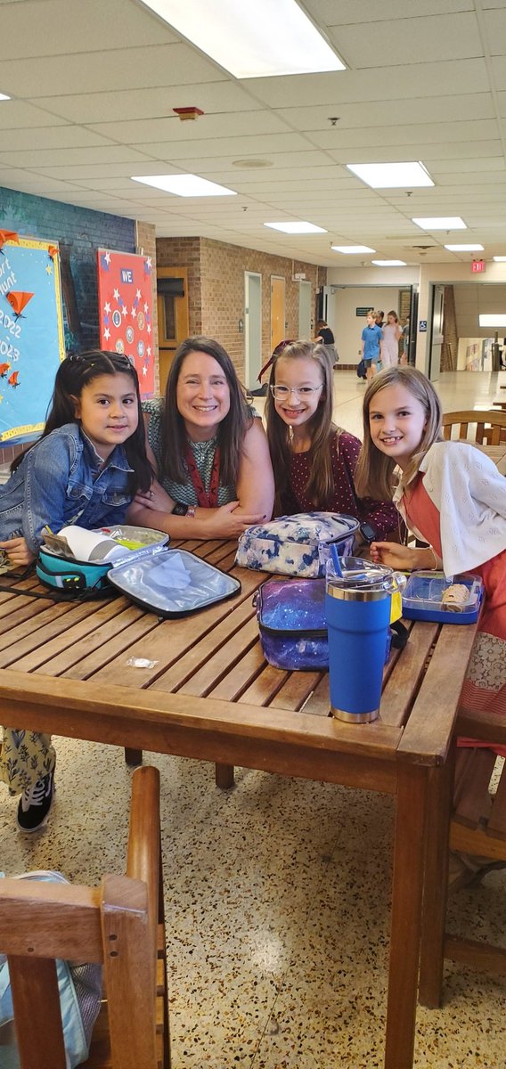 My weekly lunch bunch with my awesome 3rd graders.