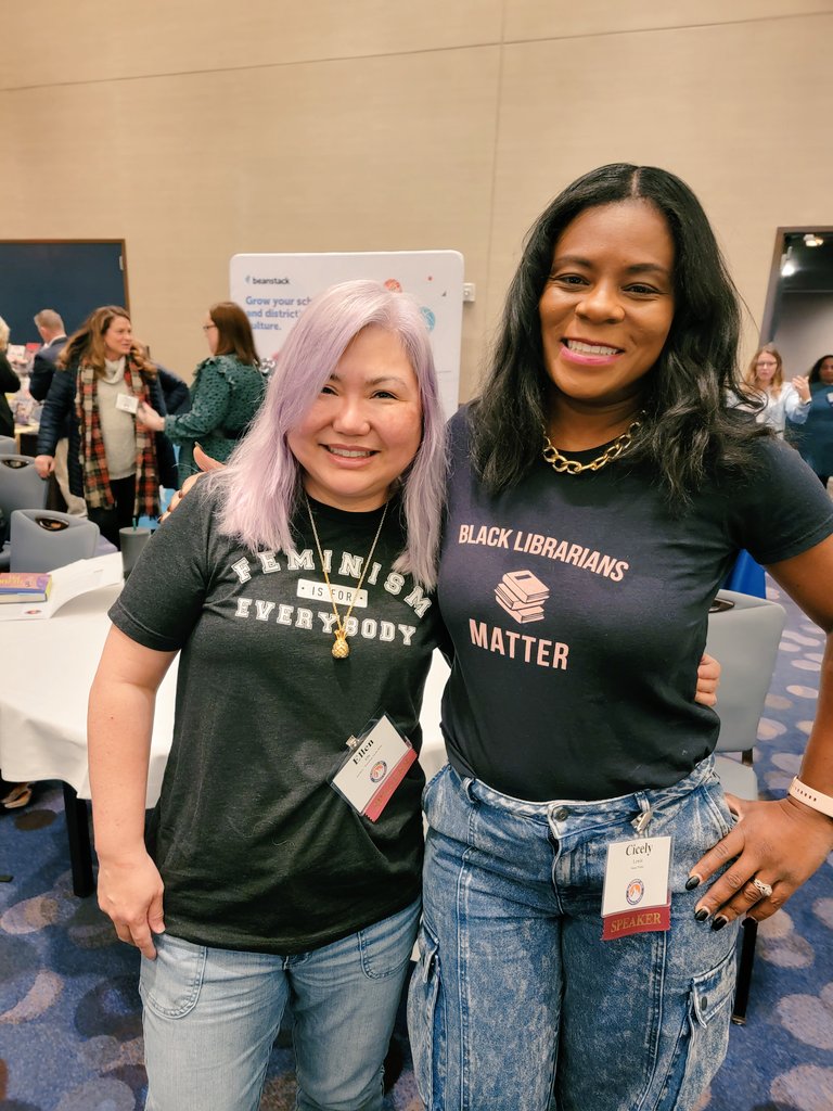 T-shirt prophets! #SLJSummit
 @ElloEllenOh @myprideapparel #readwoke