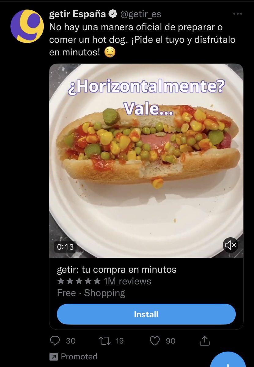 this is the most disgusting hot dog i’ve ever seen. @getir_es step up your content pls