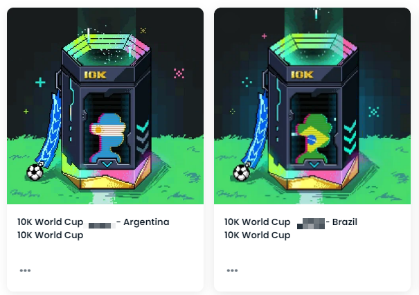 Sofiachen2019's tweet photo. Nice to get it! WC 22th has kicked off with @10KWorldCup 
#nft #WorldCup https://t.co/bGlYgSdX6J