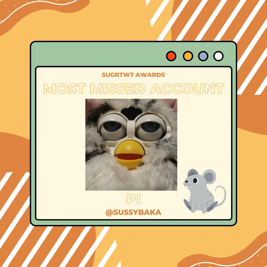Sugrtwt_'s tweet photo. We've lost so many iconic members of sugrtwt in the last year and we wish we could give them all an award (but honestly they aren't here to receive it). Our most missed account is @su55ybaka! https://t.co/3iFCHojIH8