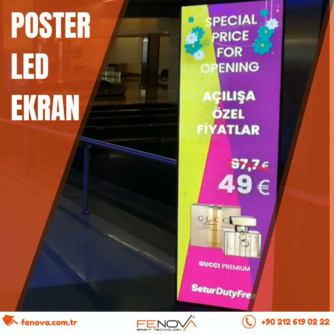 fenovateknoloji's tweet image. 🏆 POSTER LED EKRAN 
✔️ Poster LED EKRANLAR eski baskı afişi türü ve reklam baskısını değiştirmekten çok fazla zaman harcamaktan daha hızlı basit ve daha kolaydır. 

🌐 fenova.com.tr/poster-led-ekr… 

☎️ +90 212 619 02 22

📌 #posterledekran #posterekran #magazaledekran #fenova