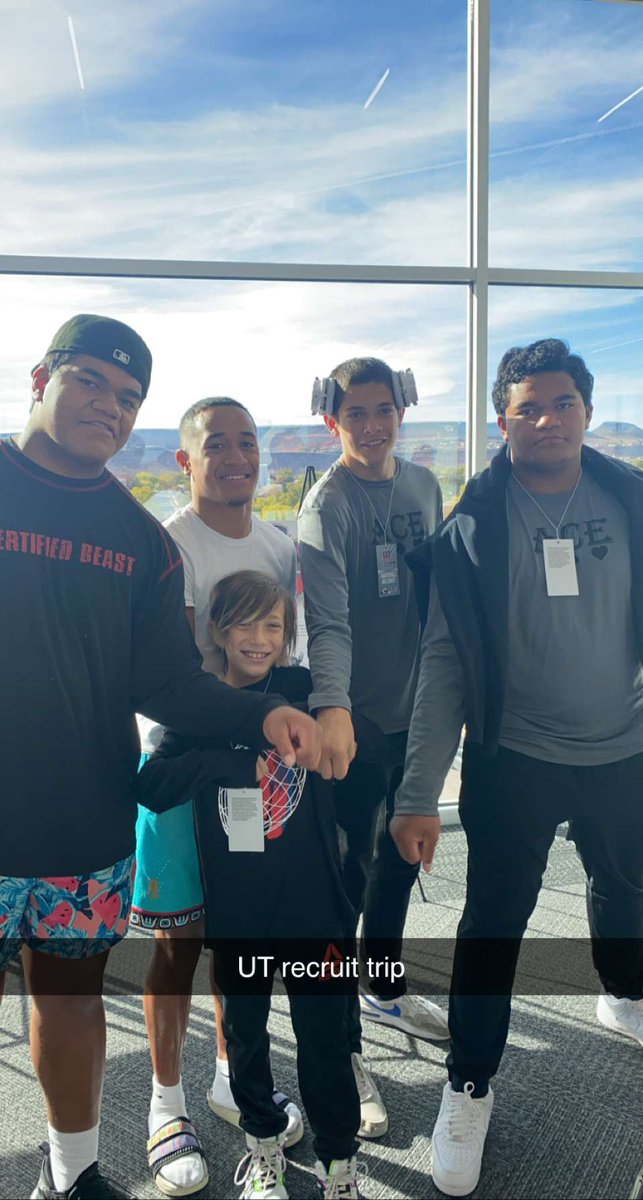 Thank <a href="/UtahTechFB/">Utah Tech Football</a> for inviting me to the game. Great game to watch very exciting! <a href="/CoachStutzmann/">Craig K. Stutzmann</a> <a href="/CoachPPeterson/">Coach Paul Peterson</a> <a href="/coachtui_utu/">Peter Tuitupou</a>