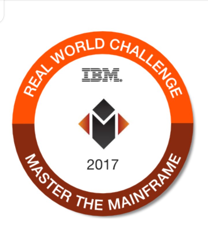 Salisbuk7897's tweet image. Vintage Collection @IBM #MasterTheMainframe badge 2017. #mainframe