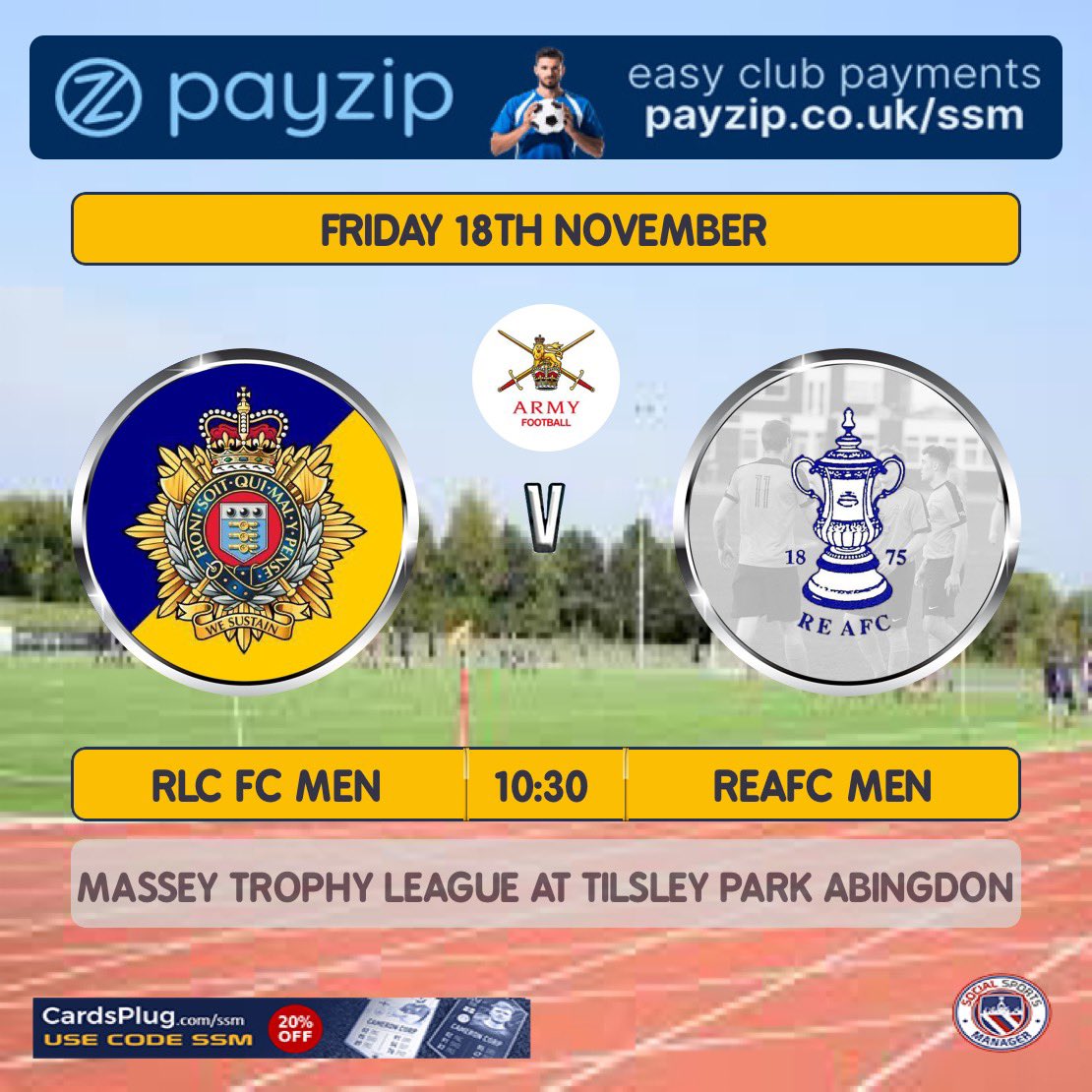 Sapper Football tweet media